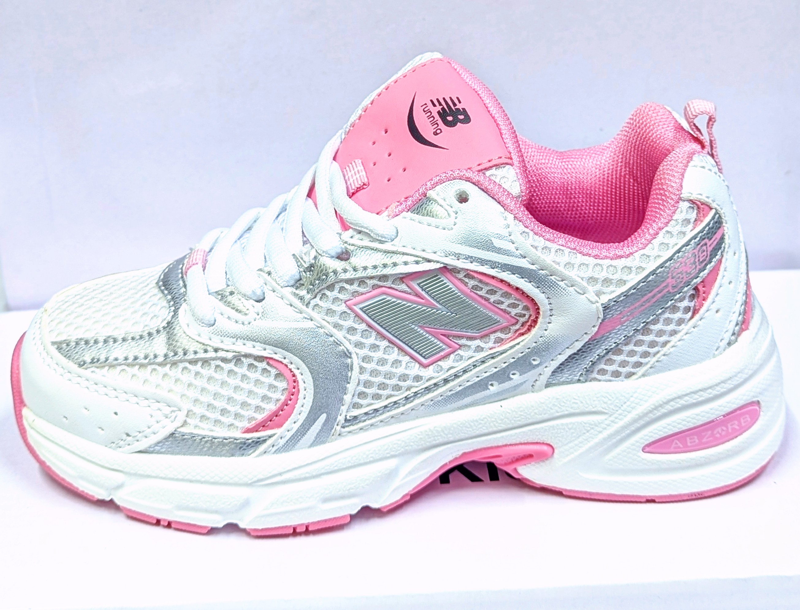 New Balance 530 Kids White/Pink Sneakers