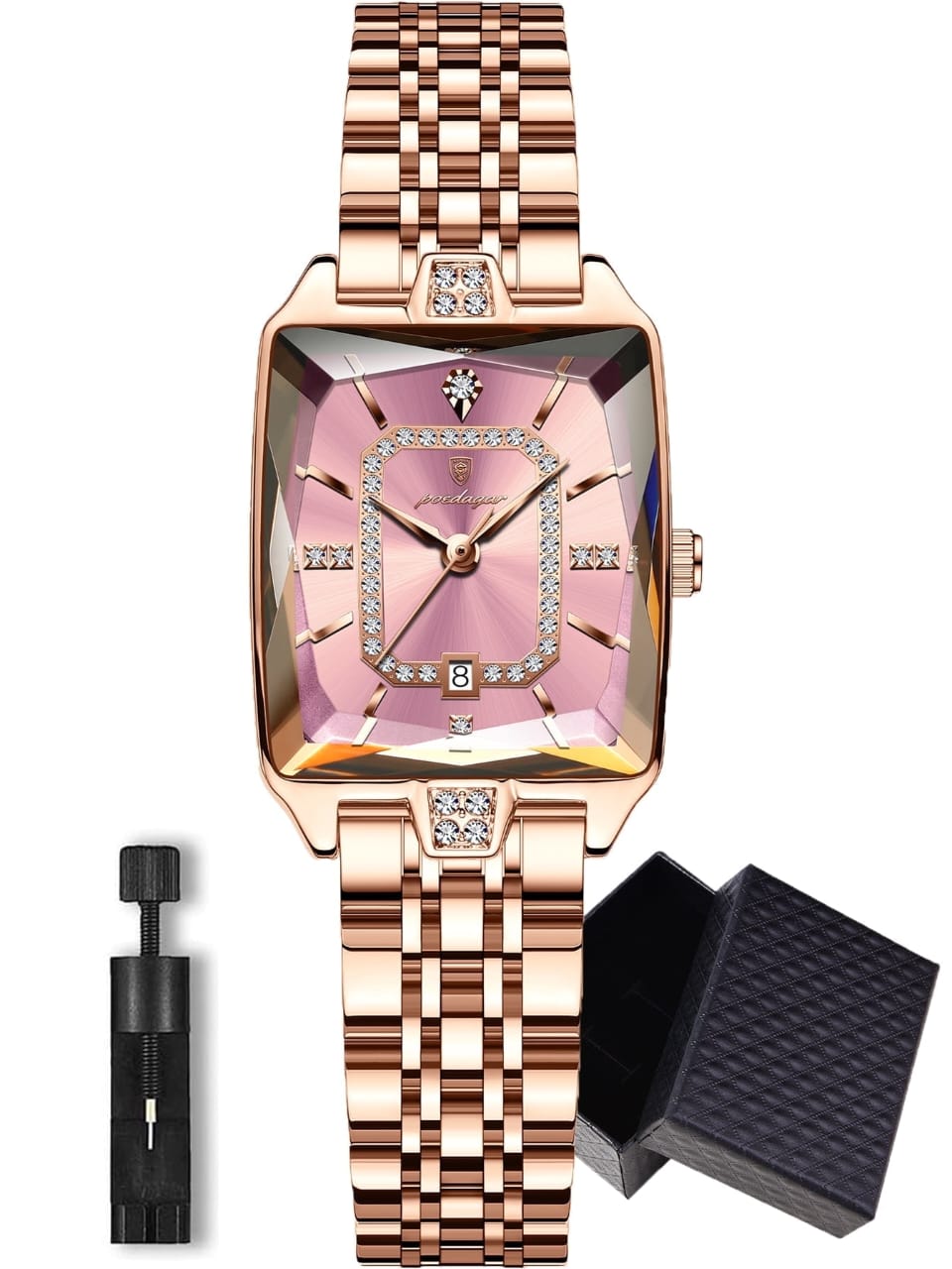 Poedagar 785 Women’s Rectangle Watch